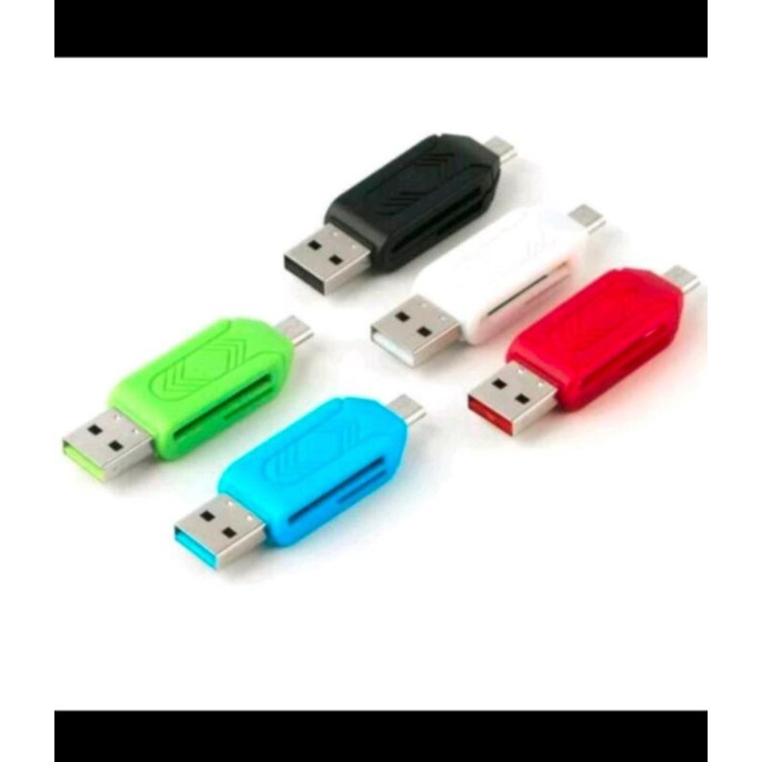 USB OTG + TF card reader mini 2 in 1 micro SD Mini SD transfer data adapter memory HP