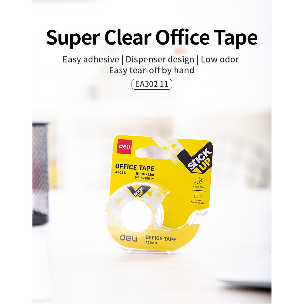 

Isolasi Transparan Super Clear Tape DELI 18mm - EA30211