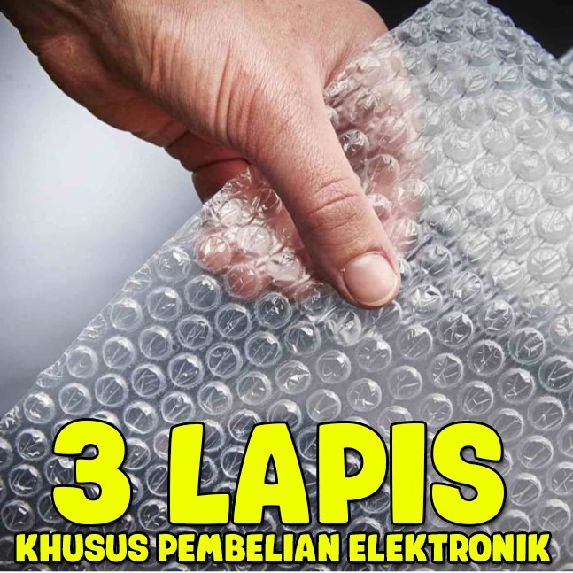 

EXTRA 3 LAPIS BUBBLE WRAP Khusus Pembelian ELEKTRONIK