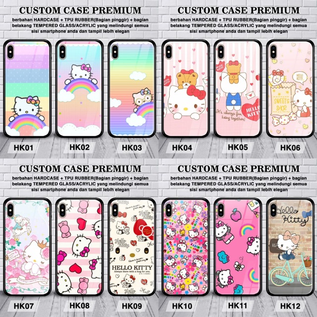 Hello kitty premium case pocophone f1,mi 5x/mi a1,mi 6x/mi a2,mi 8,mi 8 lite,mi 8 se hk case