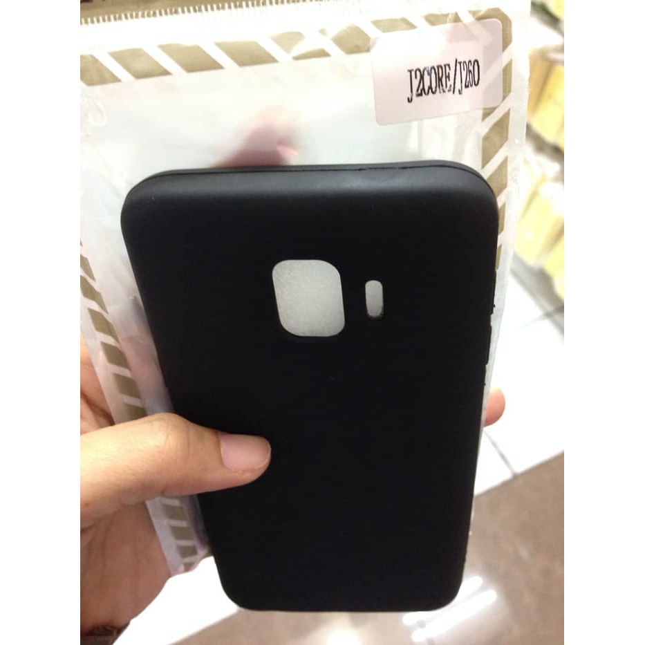 [termurah] Silikon Jelly Matte Case Samsung Galaxy J260 J2 Core 2018 Hitam