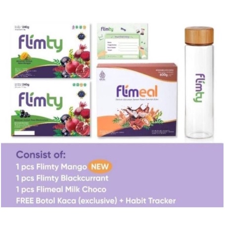 Paket Flimty Mango + Flimeal Special Deddy Corbuzier (DC) Series [ Diet Detox