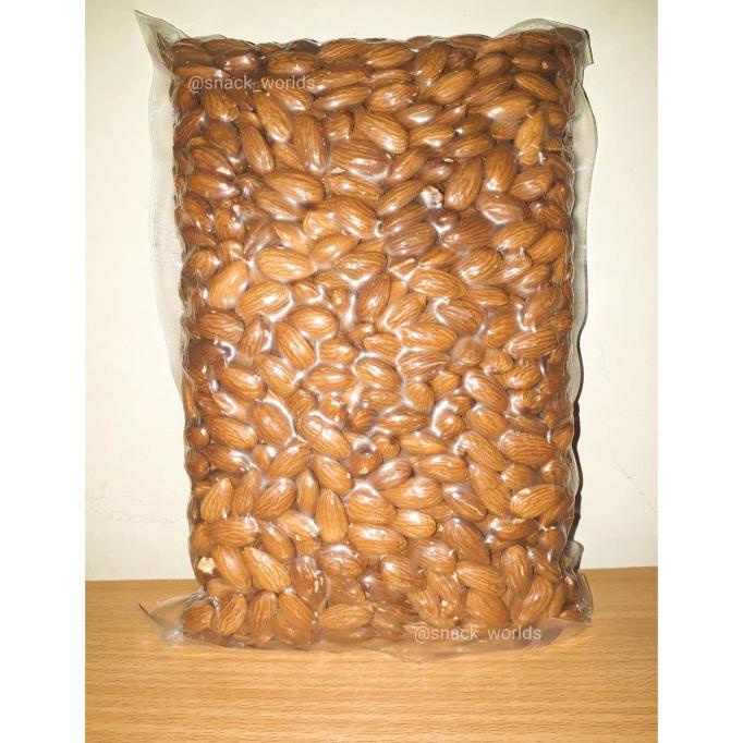 

Promo Awal tahun 1KG Almond Roasted (Kacang Panggang) Blue Diamond tanpa cangkang - Kupas TAWAR 1KG