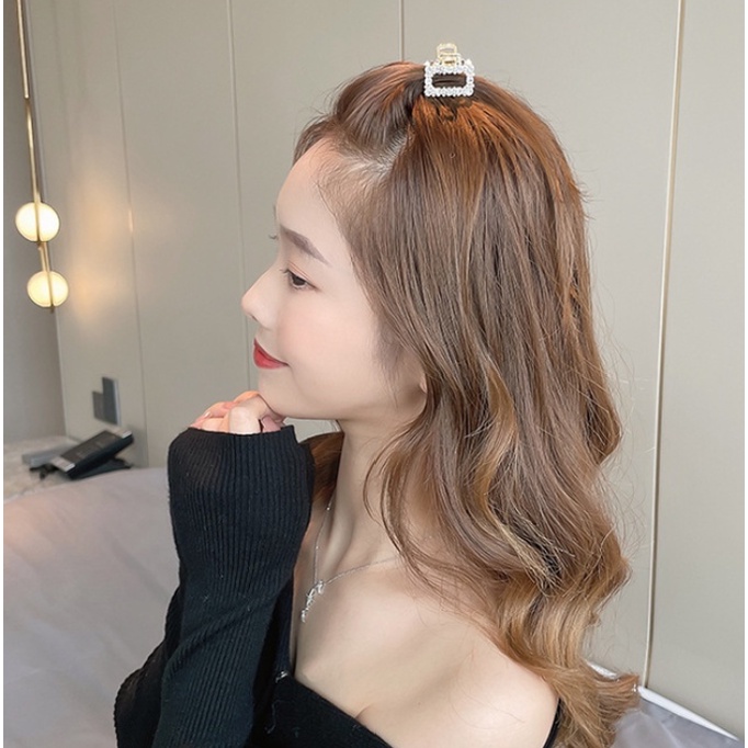 PA Jedai Jepit Rambut Korea Logam Alloy Pearl Warna Emas Gold Hair Pin Hair Claw Clips Premium IR070