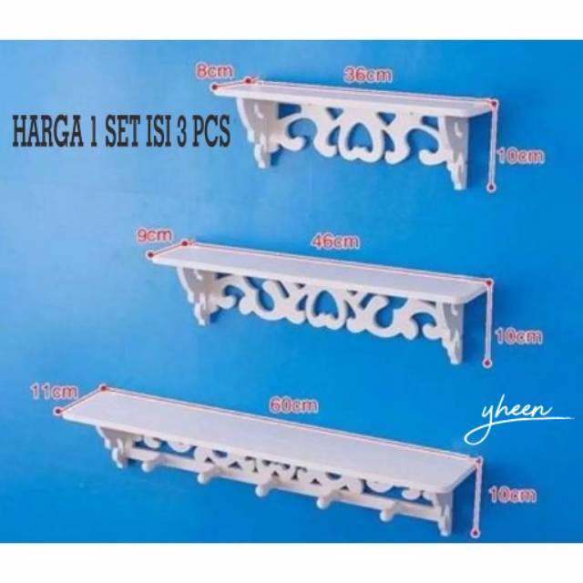 Vintage Set Shelves