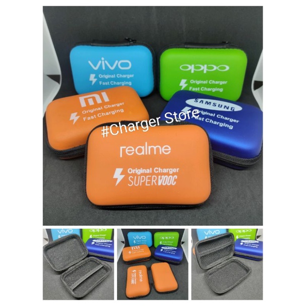 Pouch Tas Serbaguna / Dompet Tempat Penyimpanan Charger Headset Kunci Koin