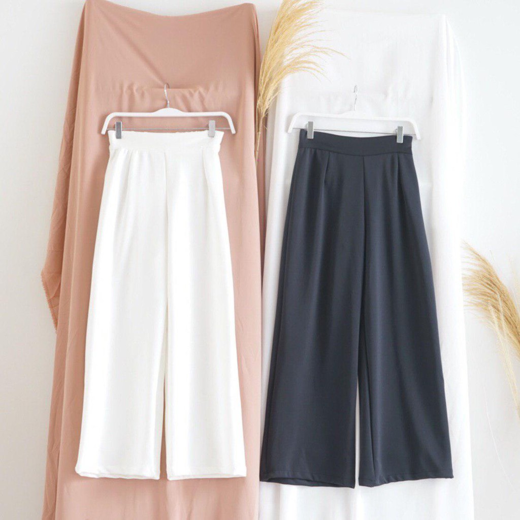  Celana  Kulot  Putih  Scuba Shopee  Indonesia