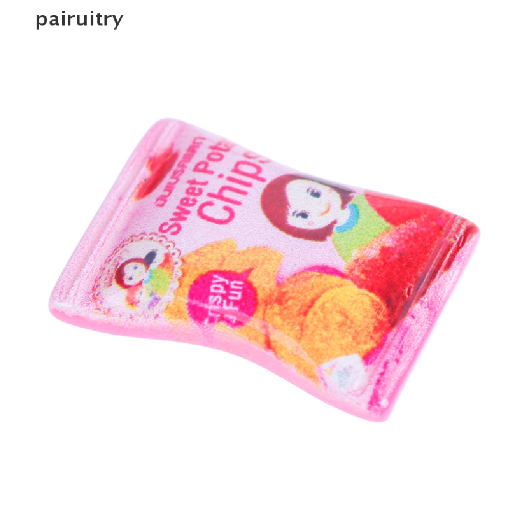 Prt 10pcs / set Mainan Miniatur Keripik Kentang Untuk Aksesoris Dapur Rumah Boneka DIY PRT