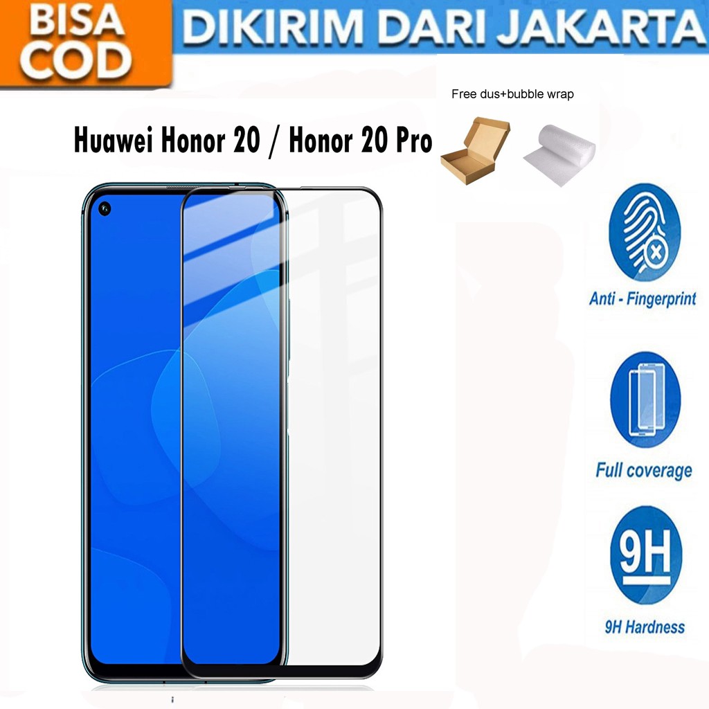 Tempered Glass Huawei Honor 20 / Honor 20 Pro Full Cover / Full Screen Protector Anti Gores