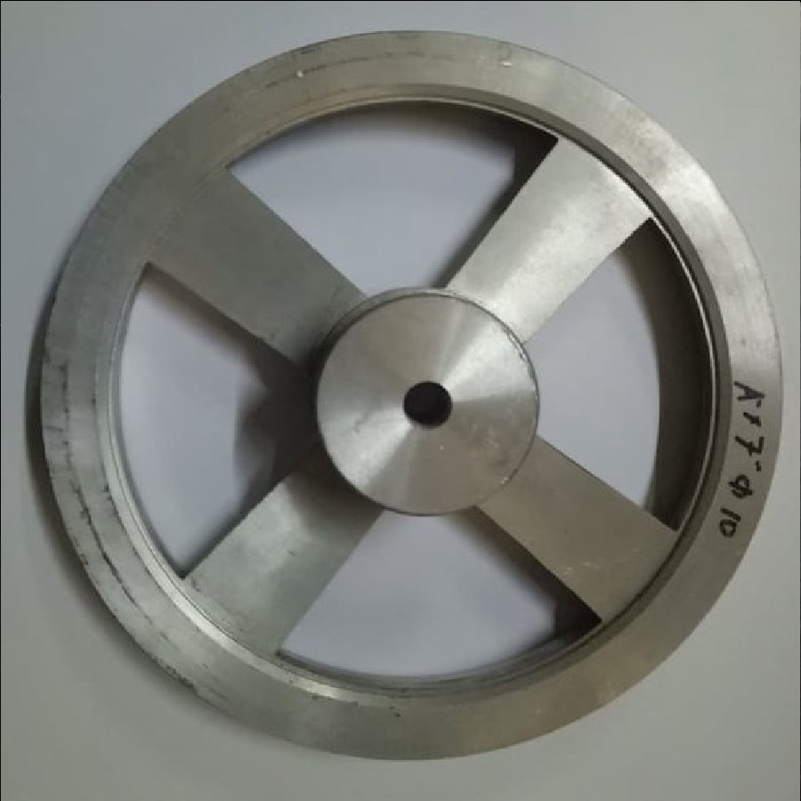 Pulley / Pully / Puli Jalur A1 Diameter 7&quot; Inch As 10 mm Aluminium