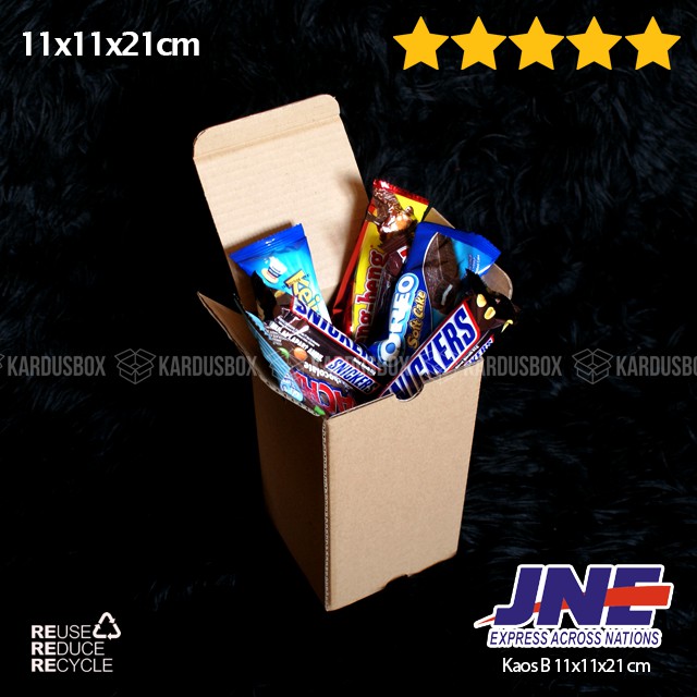 

10pcs Kardus Box Kaos [11x11x21cm]