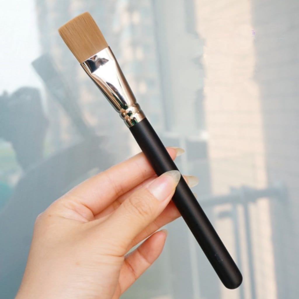 Brush MAC Makeup Model Flat Untuk Foundation / Masker Wajah F671