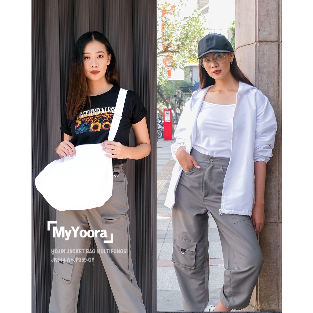 MyYoora Jaket Tas Hojin Unisex Jacket Bag Tas Jaket Multifungsi JK544