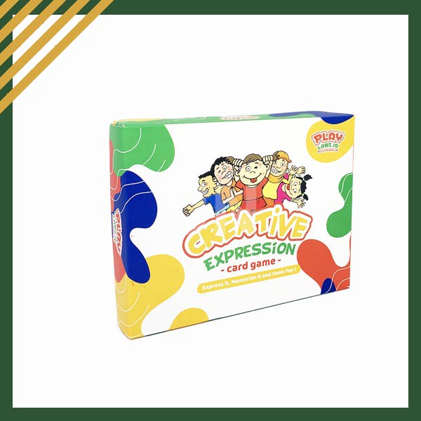 [BISA COD] Flashcard kartu pintar anak |edukasi anak Playlabs Creative Expression Card Game