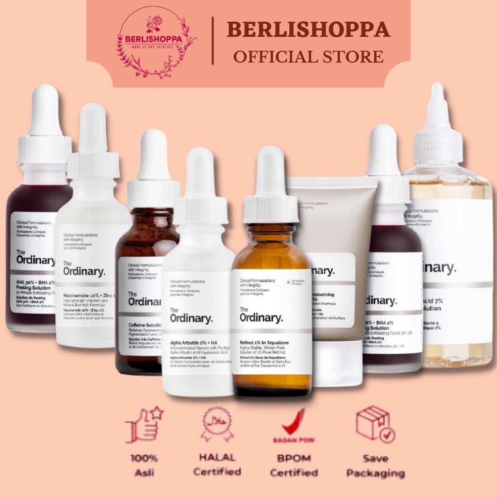 The Ordinary Alpha Arbutin Niacinamide 10% Zinc 1%  AHA BHA Hyaluronic Salicyclic Buffet Retinol Caf