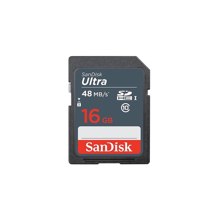 SanDisk Ultra SDHC UHS-I 48 MBps 16 32 64 GB / Memory Card Kartu SD