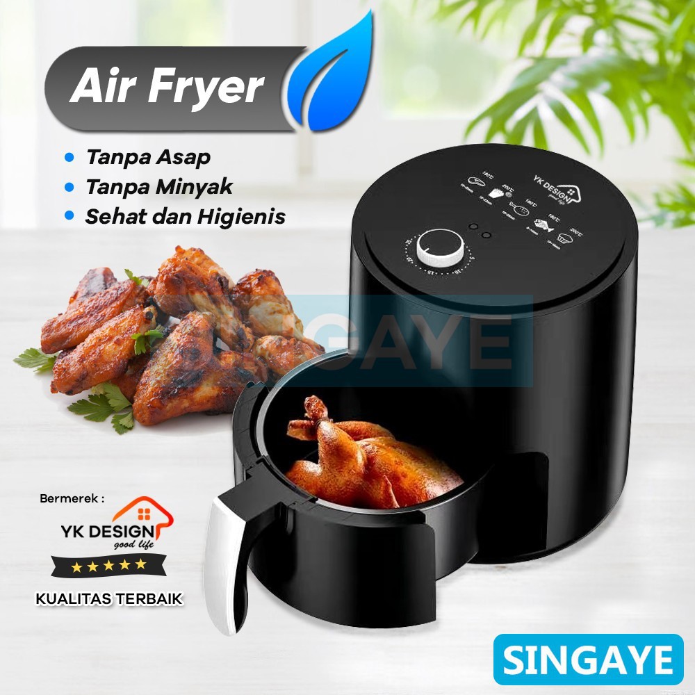 AIR FRYER PENGGORENGAN  TANPA  MINYAK  LEBIH SEHAT DAN 