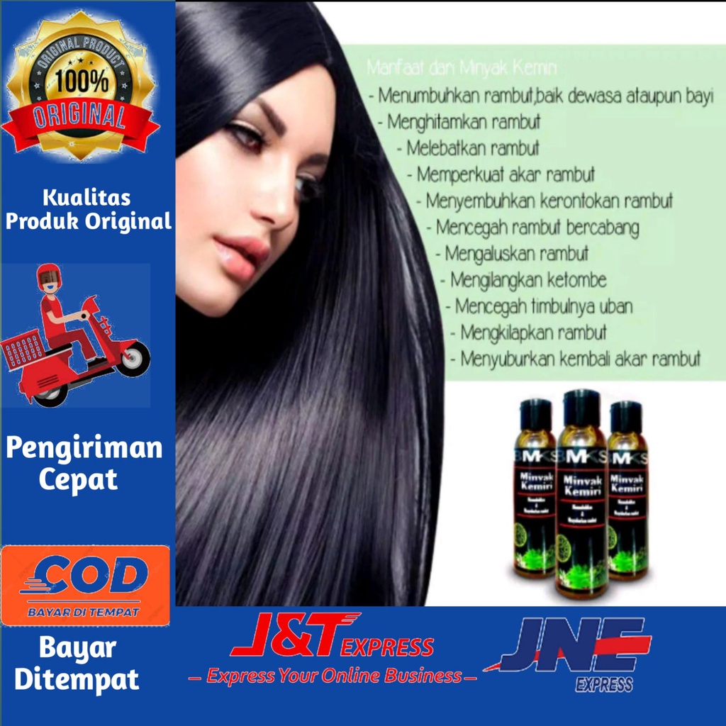 [BISA COD] MINYAK KEMIRI BMKS ASLI ORIGINAL MINYAK PENUMBUH RAMBUT