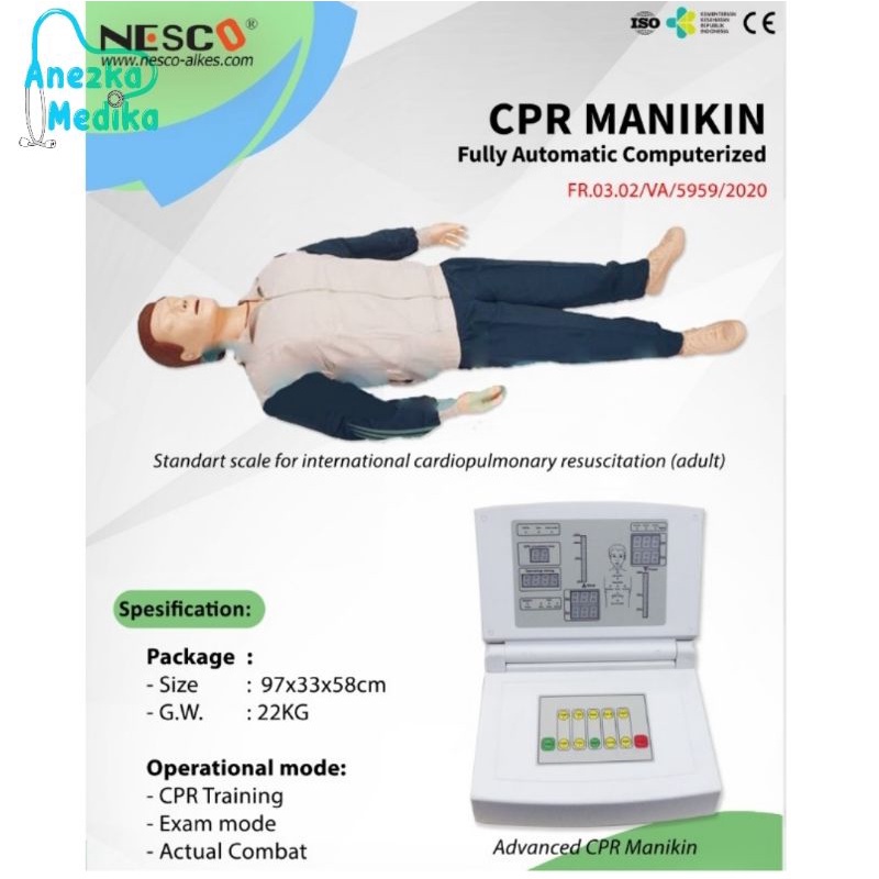 PHANTOM MANIKIN FULL BODY / MANIKIN CPR NESCO