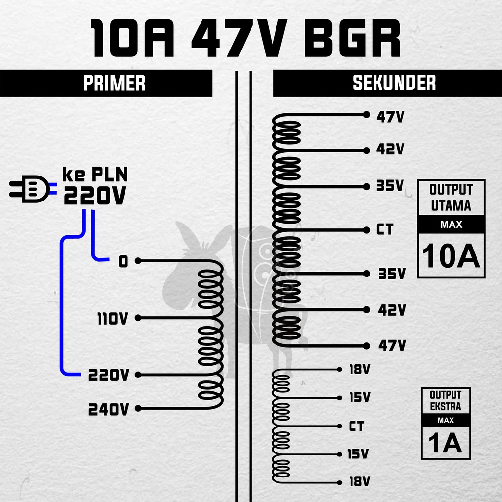 Trafo Kotak 10a Ct 47v Trafo Ei 10a Ct 47v Power Supply Tembaga Murni Bgr Shopee Indonesia