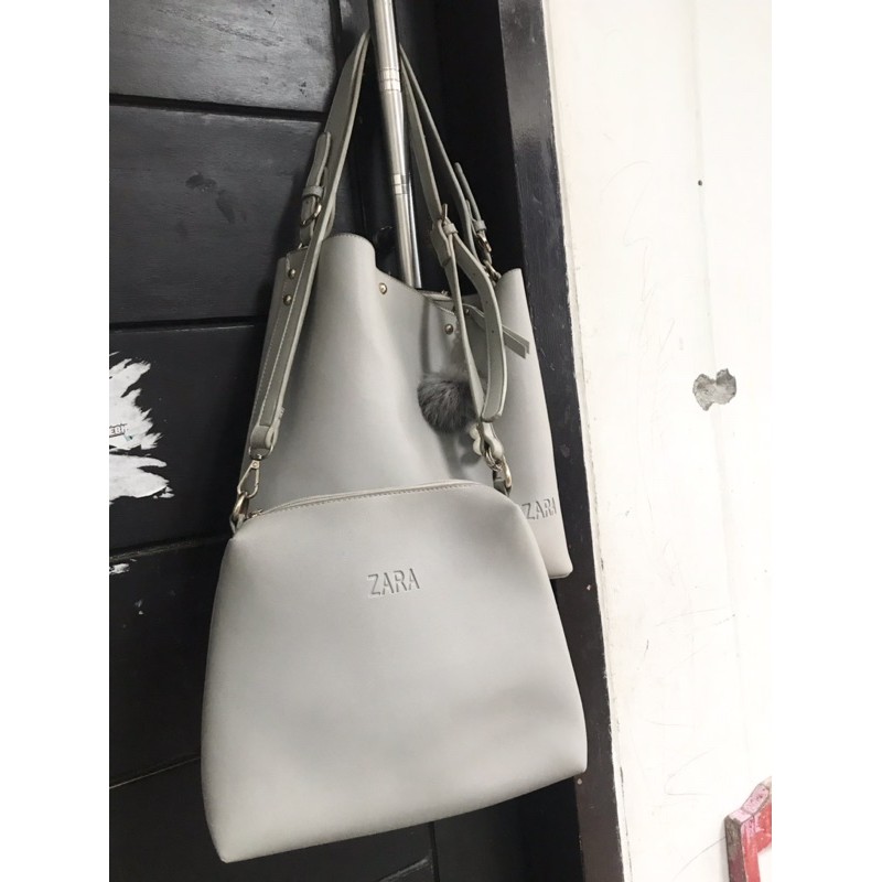 Tas Zara Bag set look like second preloved shoulderbag slingbag set only