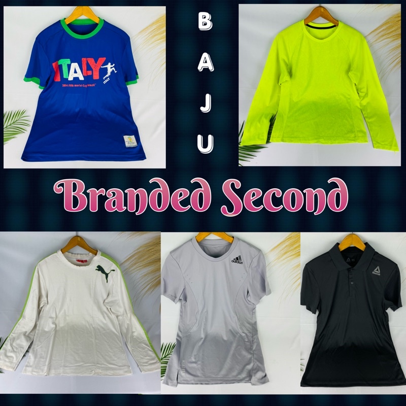 Baju kaos cowo branded second original like new