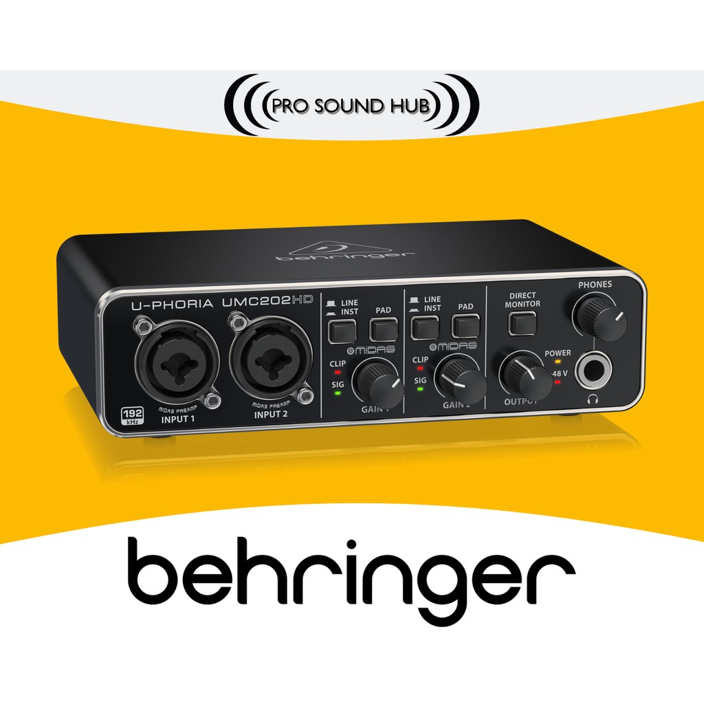 Jual Behringer Umc Hd Umc Hd Umc Usb Audio Interface Audiophile Shopee Indonesia