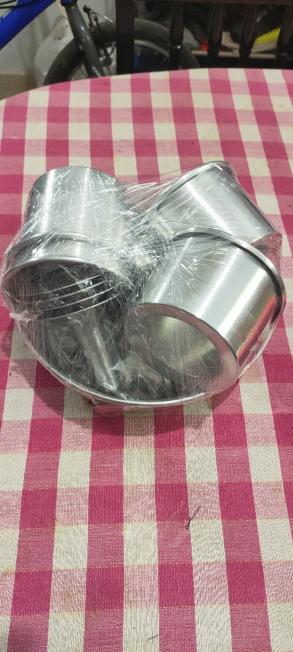 Loyang Chiffon Press Mini Lurus Diameter10cm Dan 12cm Tinggi 8cm Tebal 0,8cm