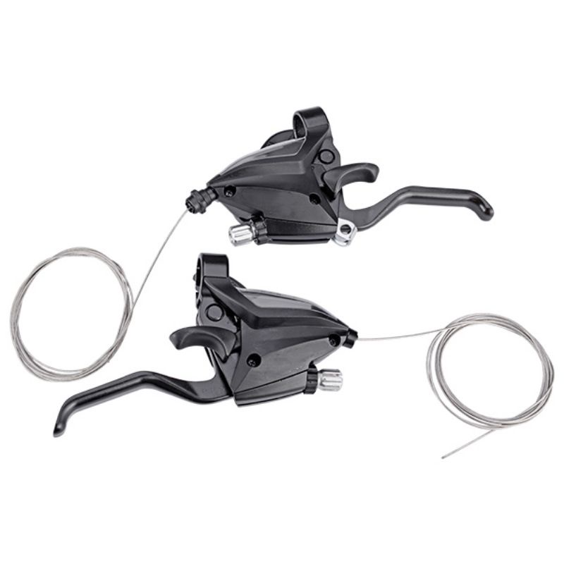 Shimona Speed Shifter Handle Brake Rem Sepeda 7 Speed 2 PCS - EF500-7 - Black