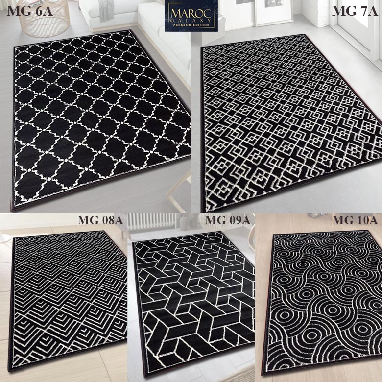 KARPET MAROC COLLECTIONS SIZE 210X310 (JUMBO)-GALAXY BLACK