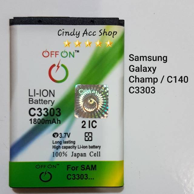 Baterai Battery Batre Samsung Galaxy Champ Duos C3303 C3300 E1272 C140