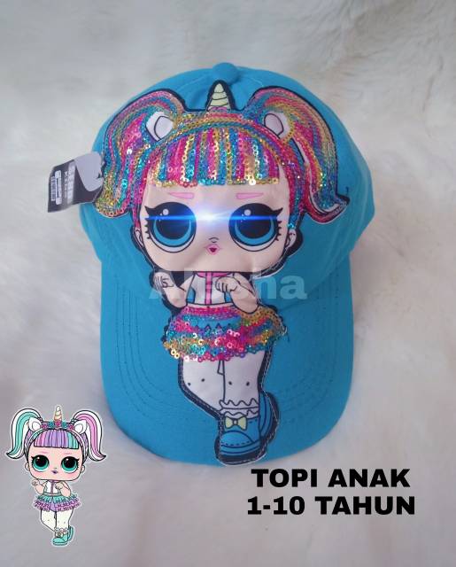 TOPI ANAK LOL LED TOPI NYA BISA NYALA