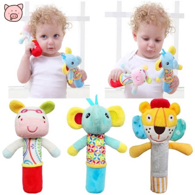 Boneka Remas Bahan Plush Lembut Motif Kartun