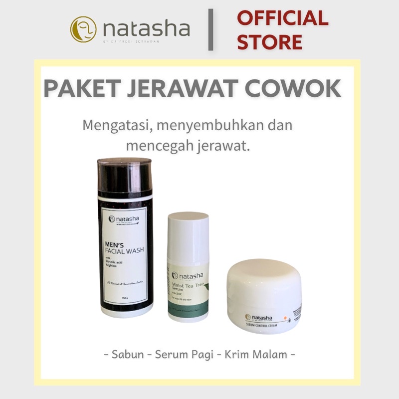 NATASHA SKINCARE PAKET JERAWAT COWOK