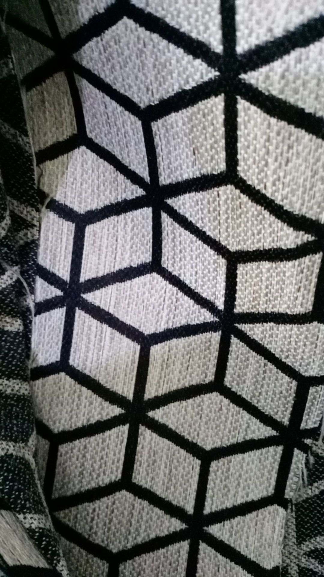 Bahan Sofa Modern Water Repellent | Anti Air| Motif Minimalis Monokrom Design Geometris Skandinavian