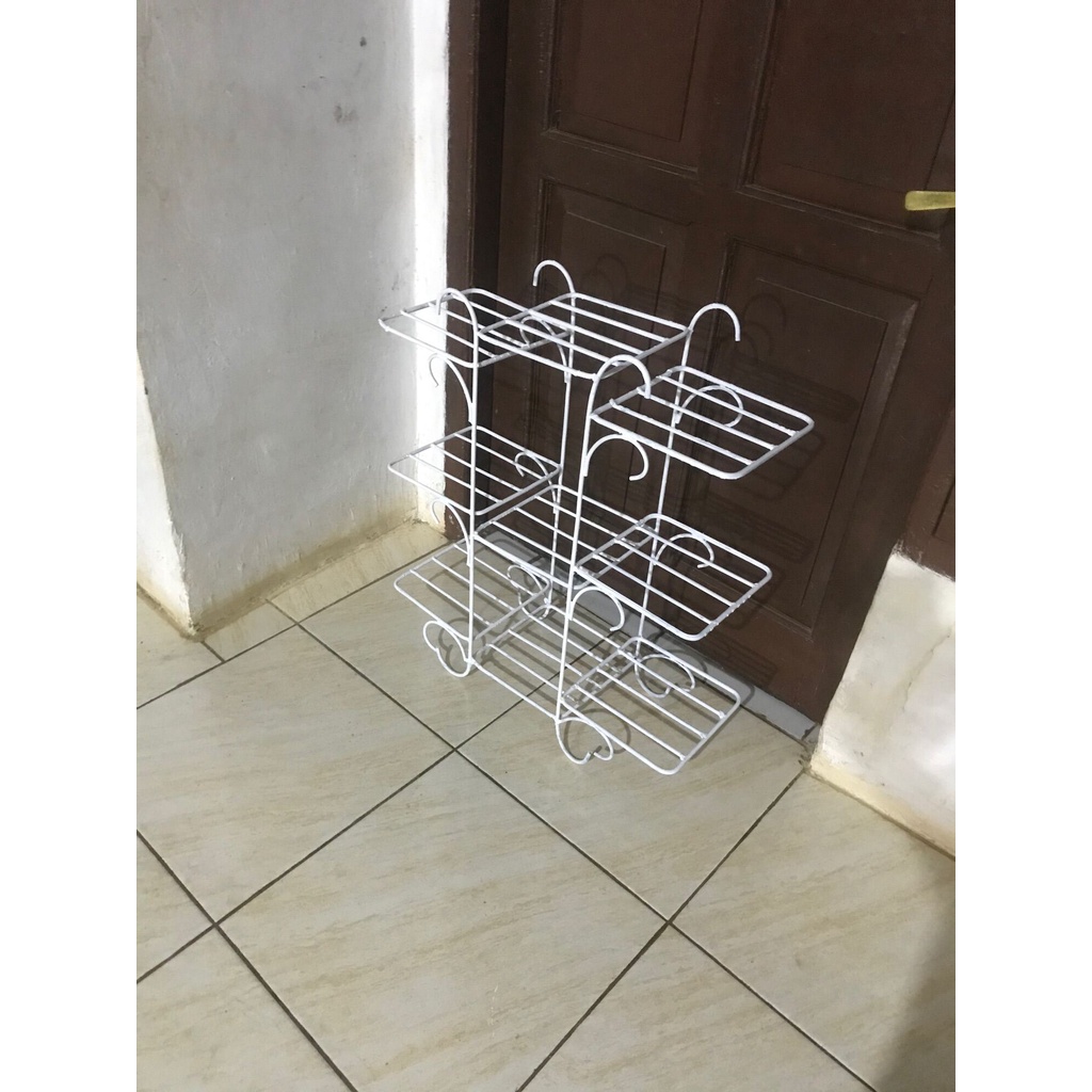 STANDING RAK POT 9 SUSUN / RAK POT BESI /RAK POT BUNGA MINIMALIS /RAK POT KEREN MURAH BISA REQUEST