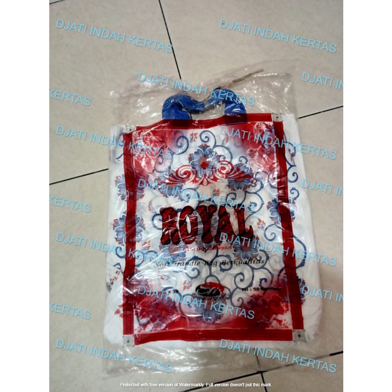 KANTONG PLASTIK CENTEL MERK ROYAL UKURAN 35 x 38 PERPACK ISI 50 PCS