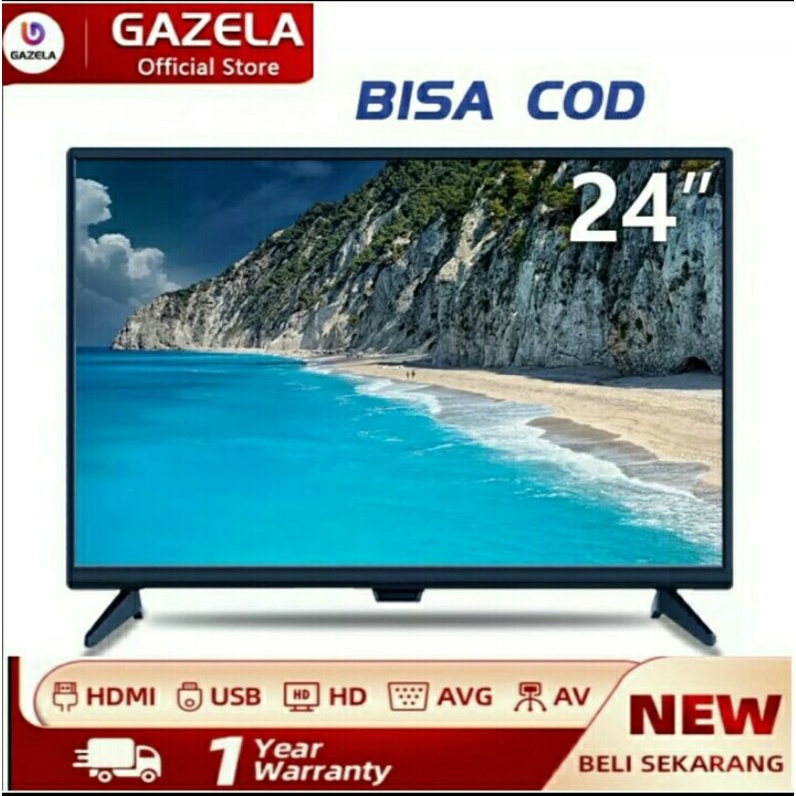 BIG Sale Gazela TV LED 24 inch HD Televisi Murah
