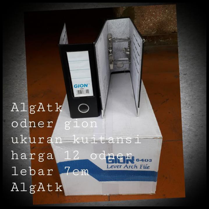 

Odner Gion Size Kuitansi Lebar 7Cm Isi 12 Pcs. - Hitam