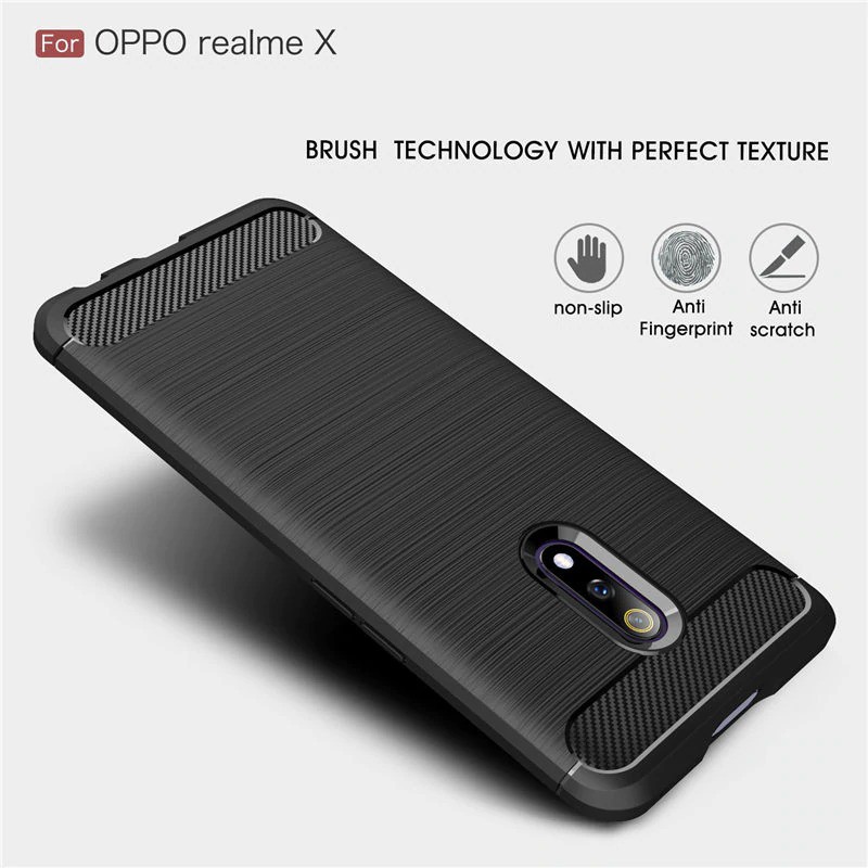 Oppo Realme X Soft Case Brushed Carbon