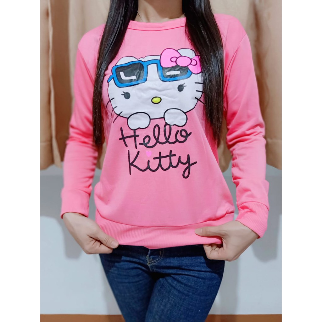 LEANA58 SWEATER WANITA HELLO