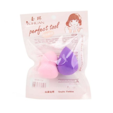 [Isi 2pcs] Spon Sponge Make Up - Beauty Blender - Sponge Makeup Foundation / Spons Kosmetik Mini