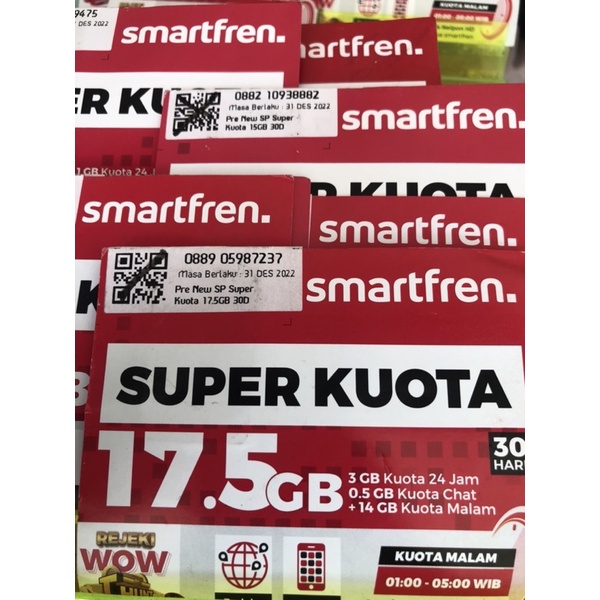 perdana kuota smartfren 17.5GB