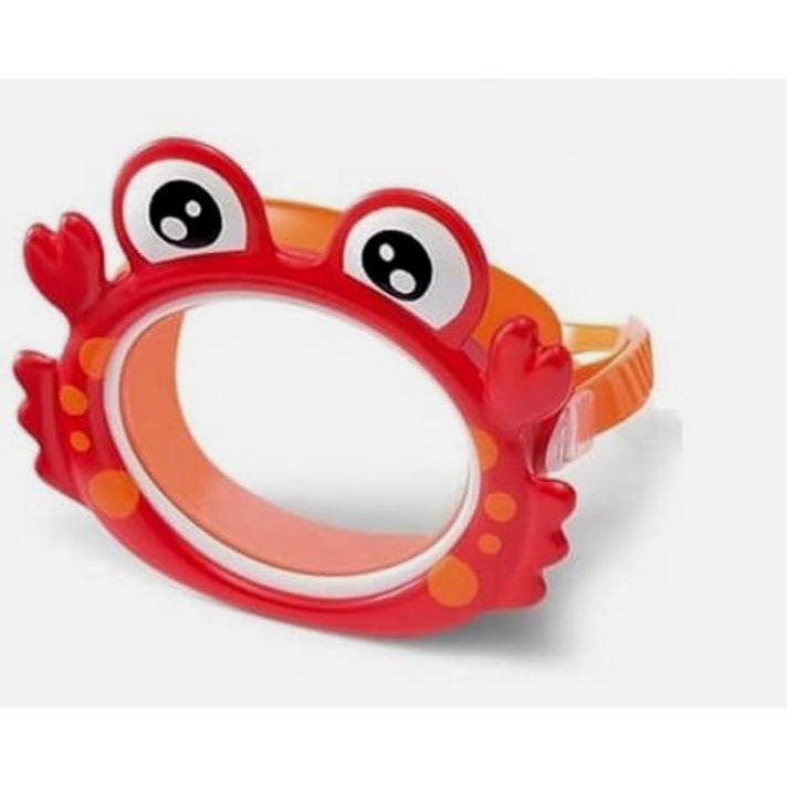 Kaca Mata Selam Age 3-8 Fun Crab Mask Kids - Intex 55915