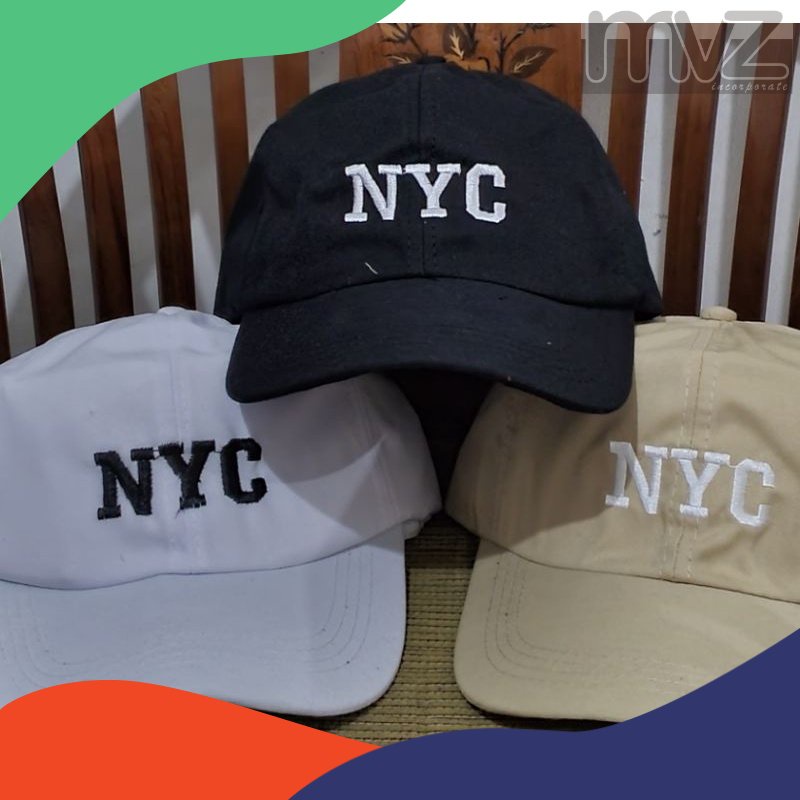 Topi Cap Bordir Logo NYC Pria Wanita | COD