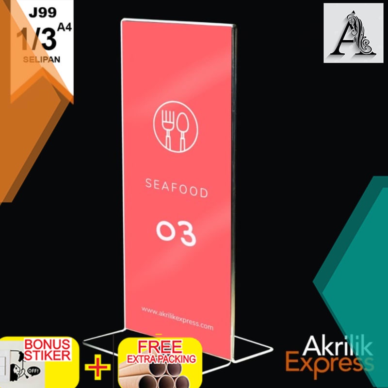

Promo Tempat brosur / Display brosur / Display menu / Akrilik brosur
