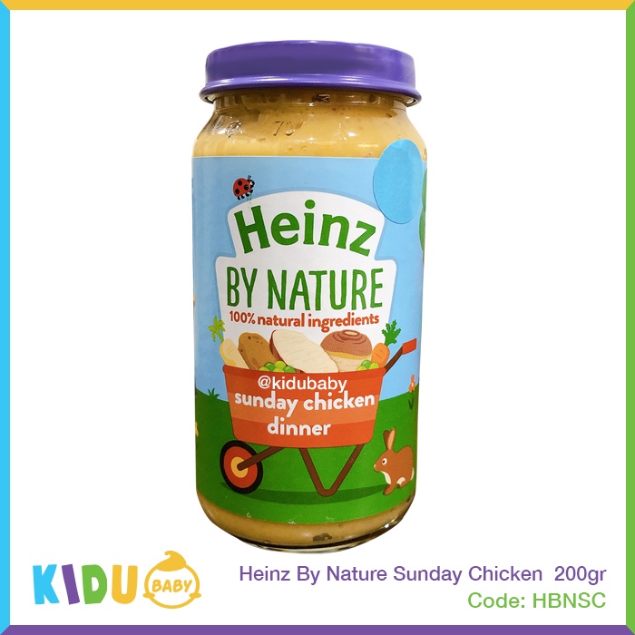 Heinz By Nature 200gr Makanan Bayi Sehat Cemilan Bayi Puree MPASI Kidu Baby