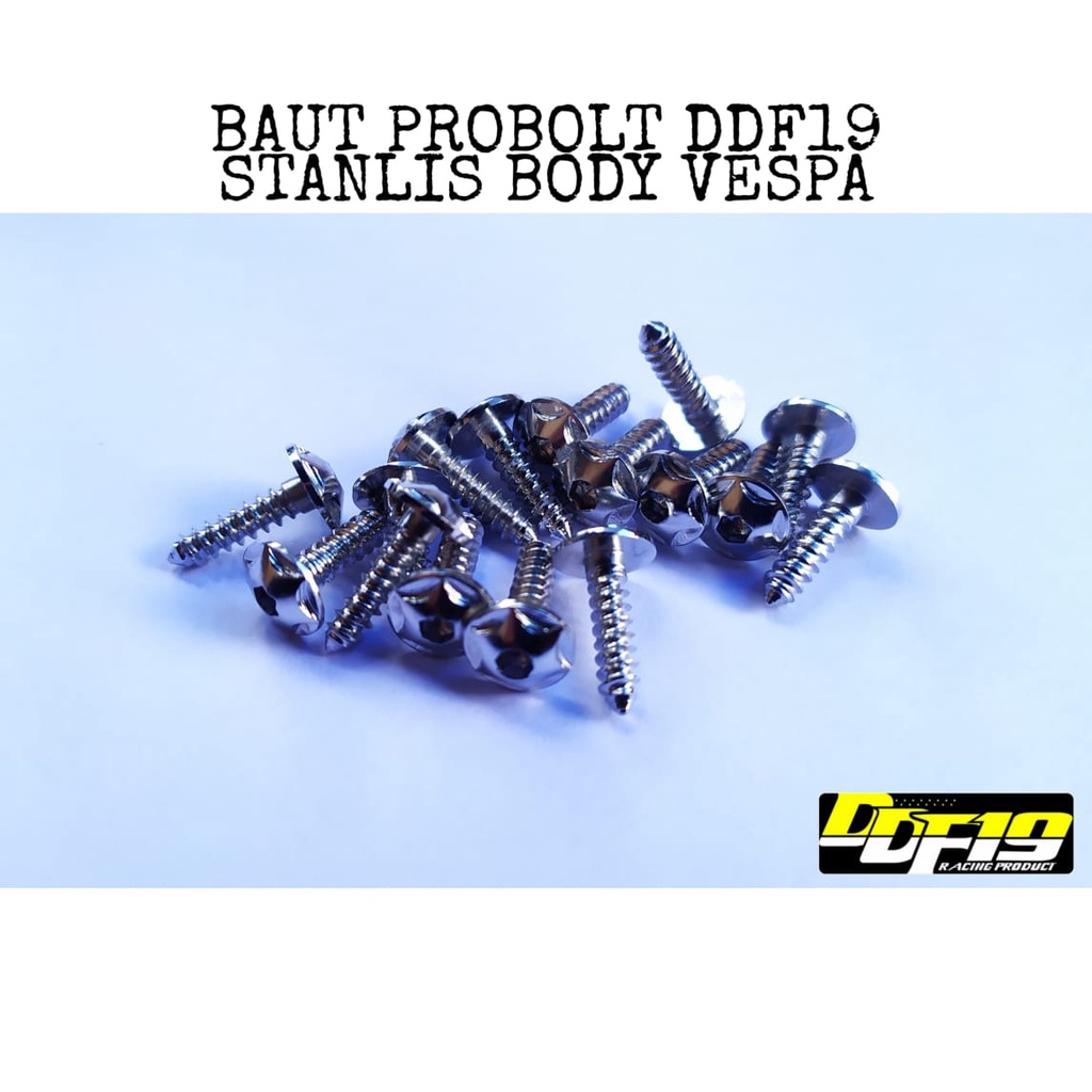 BAUT PROBOLT STAINLES BODY VESPA MATIC