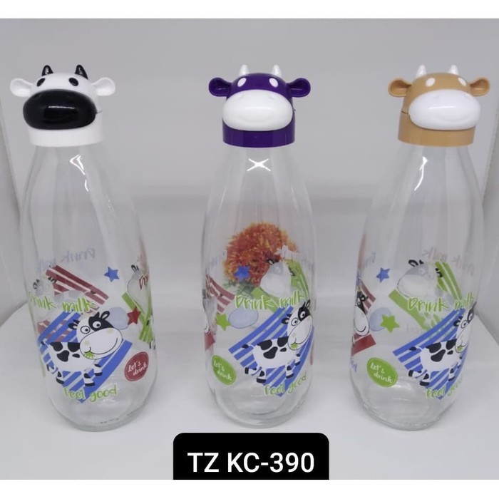 [READY] Botol Minum Cow Milk Bottle 1000Cc/1000Ml - Titiz - Ungu DISKON