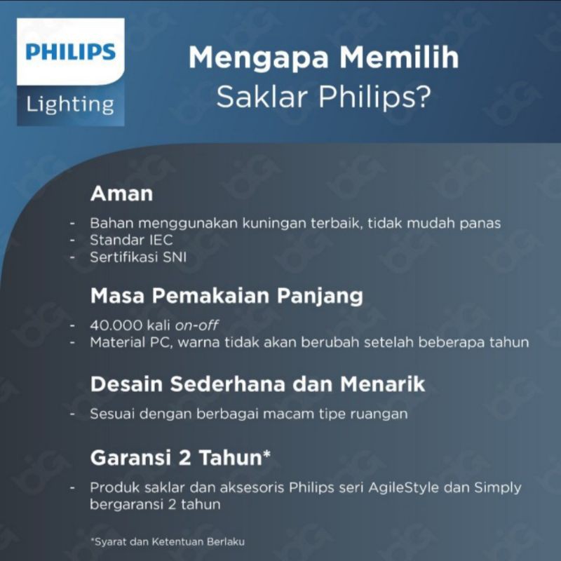 Outlet tv philips simply colokan antena soket Original SNI Stopkontak coax